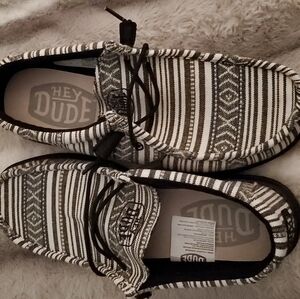 Hey Dude Women's Wally Serape- Black Gravel